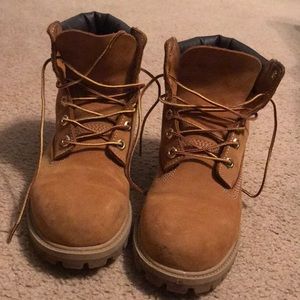 Timberland boots.